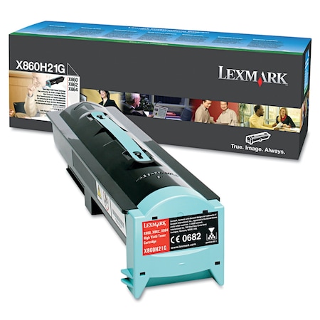Lexmark Toner Cartridge, 35000 Page-Yield, Black X860H21G